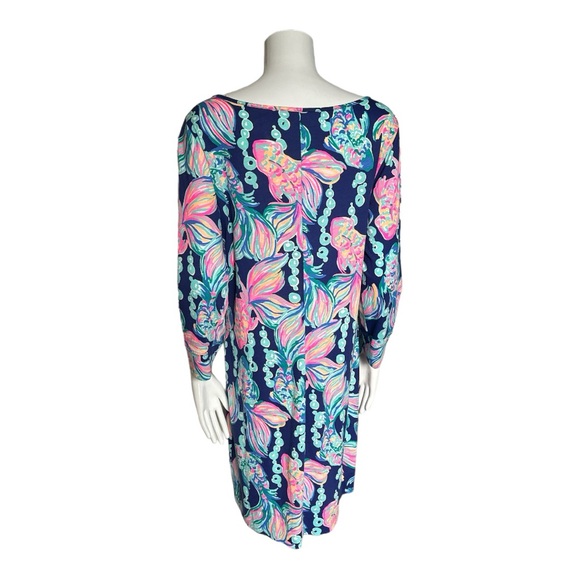 EUC Lilly Pulitzer Marlowe Boat Neck Dress in Going Coastal Size L - Picture 6 of 8